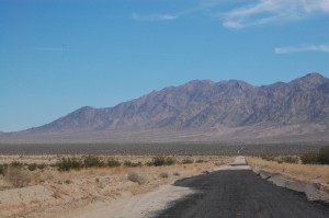 Heading for the Sheephole pass.