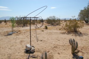 Newt's chain and rebar.