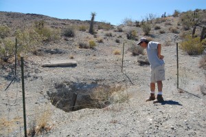 Serious, death-dealing holes in the ground, cursorily fenced off with a few metal stakes and a strand or two of barbed wire.