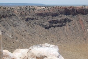 Meteor Crater in Arizona. Unbelievable.