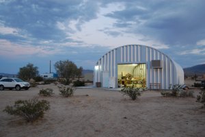 Twilight art studio in Twentnine Palms.