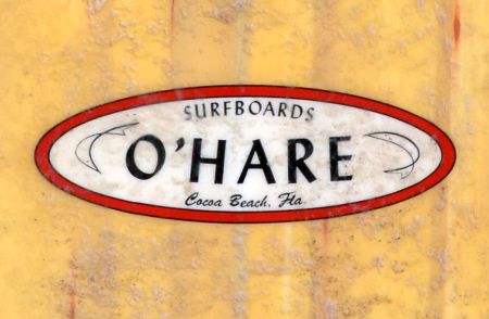 O'Hare lam, Pat O'Hare exhibit, Cocoa Beach Surf Museum