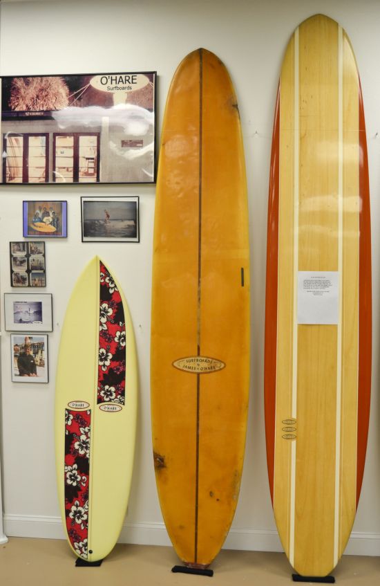Foam and Balsa, Pat O'Hare exhibit, Cocoa Beach Surf Museum
