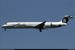 "Photo of Alaska Airlines MD-80 Copyright Robin Guess - used with permission"