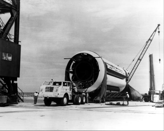 Transporting SA-1 to the pad