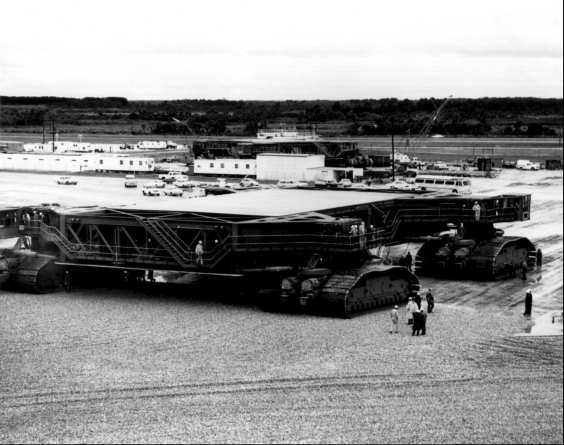 First crawler-transporter